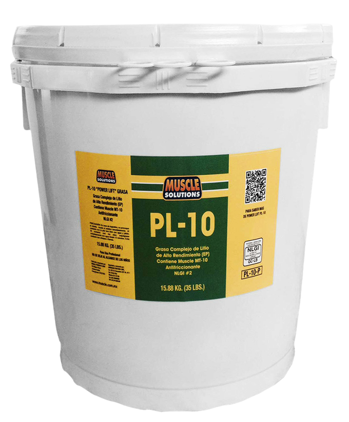 Cubeta de Power Lift PL-10, grasa de complejo de litio para presión extrema